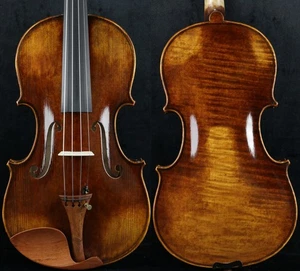 Nicely Master Handmade Full Violin after Guarneri del Gesu 1743 Cannone Violin - Picture 1 of 14