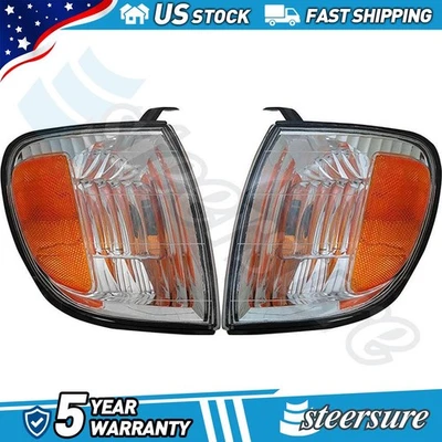 Conjunto de luces intermitentes delanteras izquierda delantera derecha para Toyota Tundra 2000-2004 Foto 1 de 4