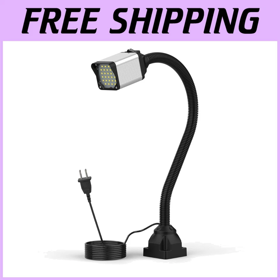Flexible Gooseneck Lamp, 12W Work Light, 1200lm Brightness - Image 1 of 4