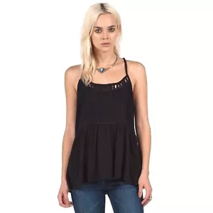 NEW VOLCOM SURF ONE DAY TANK TOP LOSE FIT CAMI SHIRT SMALL 23-5 - Picture 1 of 2