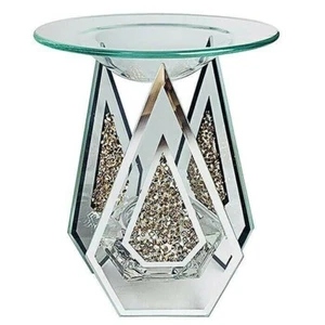 Ölbrenner Lesser & Pavey Spiegel Art Deco Funkeln Bronze Wachs Öl Teelicht Brenner - Bild 1 von 1