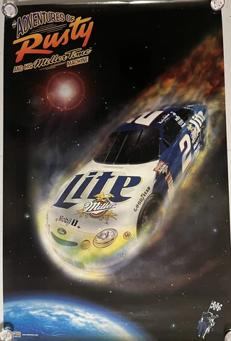 NASCAR Rusty Wallace The Adventures Of Rusty And His Time Machine Cover