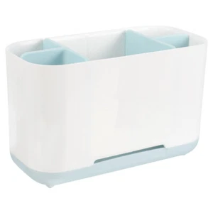 Portable Kitchen Cutlery Holder Bathroom Toothbrush Holder Cosmetic Organizer - Picture 1 of 12