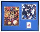 Joe Carter Signed Framed 16x20 World Series Program  Photo Set Blue Jays