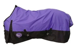Winter Horse Snuggit Turnout Blanket - 600D - 250 Grams - 81" - Purple NEW - Picture 1 of 4