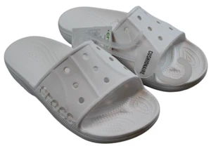 Crocs Baya II Slide Sandals White Shoes Size Mens 9 Womens 11 NWT - Picture 1 of 6