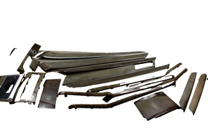 10-13 E CLASS W212 E350 SEDAN DASH CONSOLE DOOR INTERIOR WOOD TRIM PANEL 18 set - Picture 1 of 15
