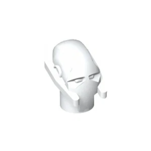 LEGO Star Wars - Minifigure, Head Modified - General Grievous - White - Picture 1 of 2