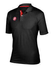 Castelli Cycling RACE DAY POLO Casual SHIRT : BLACK