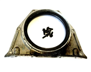1998-2000 24V ISB CUMMINS ENGINE BLOCK REAR MAIN SEAL HOUSING PLATE OEM - Imagen 1 de 7