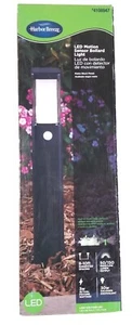 LED Motion Sensor Walkway Path Patio  Bollard Outdoor Low Voltage Light Black - Picture 1 of 3