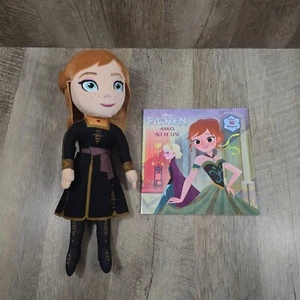 Disney Frozen Anna 14 Inch Plush Doll & Book Set Anna's Act Of Love - Picture 1 of 6