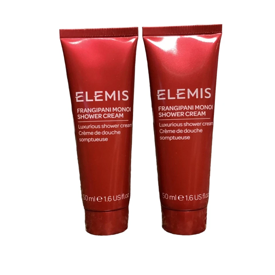Крем для душа ELEMIS FRANGIPANI MONOI (новый в коробке/2 дорожных размера 1,6 унции каждый/запечатанный) - Изображение 1 из 1