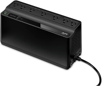 APC Battery Backup UPS 600VA, 330W Power Supply, 7 Outlets New Free Shipping - Image 1 of 4