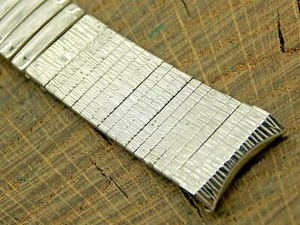 Vintage NOS Unused Baldwin Stainless Center Expansion Watch Band 17.5mm Bracelet - Picture 1 of 4