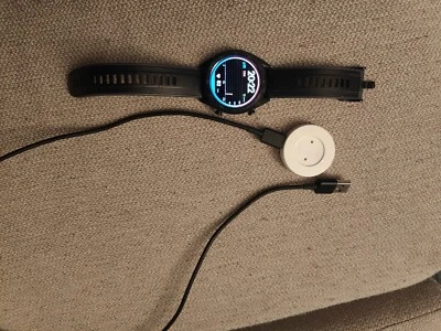 Huawei Watch GT 46mm Cassa Nera in Plastica, Cinturino Nero in Silicone - Immagine 1 di 3
