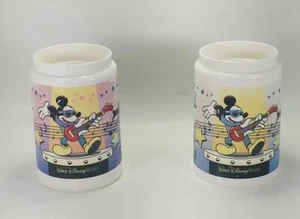 (2) Par de tazas coleccionables Disney World All-Star Resort Mickey Mouse SIN TAPAS  - Imagen 1 de 4