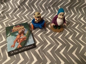 Disney Lot Tarzan Film Promo Pin Chip Rescue Rangers Spielzeug schläfrig 7 Zwerge Vintage - Bild 1 von 10