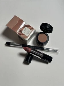 Laura Geller Double Shot Cream & Powder Eyeshadow Cortado, Brush & Lipstick Set - Picture 1 of 4
