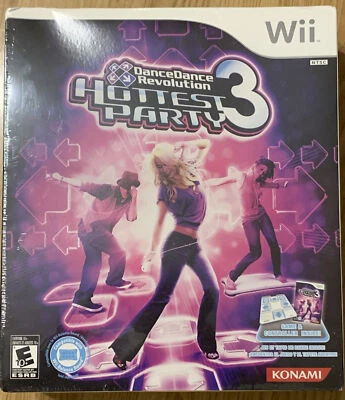 Dance Dance Revolution Hottest Party 3 Bundle (Nintendo Wii) NTSC Brand New! - Image 1 of 4