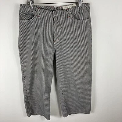 Capri Mountain Lake Jean Company para mujer blanco y negro talla 14 100 % algodón  Foto 1 de 4