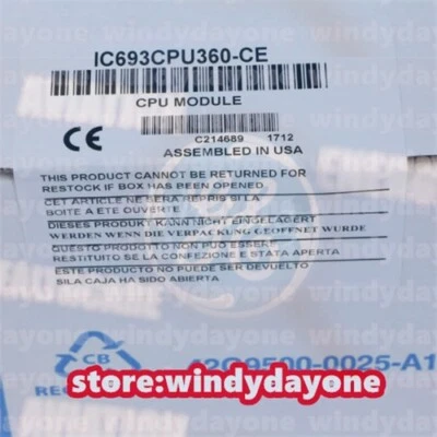 1PCS IC693CPU360 | GE Fanuc Series 90- CPU Module New Expedited Shipping - Image 1 of 4