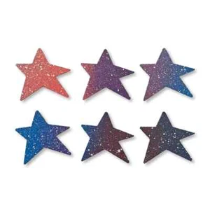 Roeda Brighten Life Set of 6 Metal Art Magnets Galaxy Stars Made USA - Picture 1 of 2