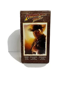 Indiana Jones Trilogy VHS 3-Tape Collectors Edition Box Set 1989 - Picture 1 of 7