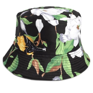Women Bucket Hats Floral Reversible Summer Sun Hat Cotton Beach Cap Outdoor Fish - Picture 1 of 22