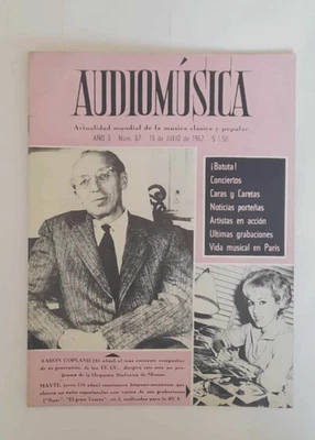AUDIO MUSICA, No.67 JULY 1962 STRAVINSKY / MAYTE GAUS / HANS RICHTER-HAASER - Image 1 of 4