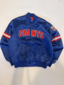 Vintage 90’s 1990’s 00’s Starter New York Giants Satin Jacket - Picture 1 of 4