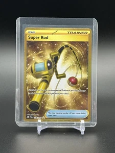 Pokemon - Super Rod - 276/193 - SV Paldea Evolved - Carta Rara Segreta Oro - Foto 1 di 2