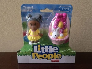 NIB Fisher Price Little People Tessa & Basket Easter basket gift set 2014 - Picture 1 of 6