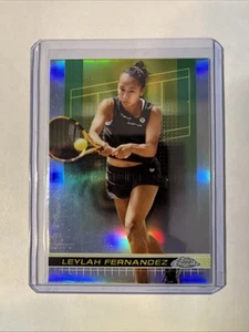 LEYLAH FERNANDEZ 2024 Topps Chrome Tennis Refractor Base #123 - Imagen 1 de 2