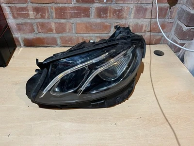 MERCEDES E CLASS W213 FRONT NEARSIDE PASSENGER LEFT HEADLIGHT MULTI BEAM LED - Image 1 of 4