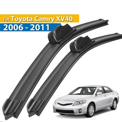 Juego de 2 escobillas limpiaparabrisas delanteras para Toyota Camry XV40 2006-2011 24" 20" Foto 1 de 4