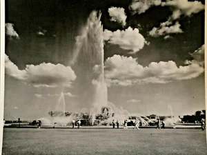 Hedrich Blessing Chicago Foto "Brunnen" 8 x 10 Silbergelatine ca 1950 - Bild 1 von 8