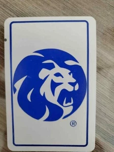 VINTAGE LAS VEGAS - SINGLE JOKER PLAYING CARD - MGM LIONS HEAD LOGO - Picture 1 of 2