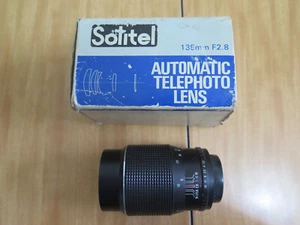 Boxed Solitel telephoto protrait lens. M42 mount. Pentax Praktica. 135mm f2.8 - Picture 1 of 14
