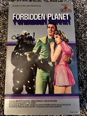 VINTAGE-Forbidden Planet VHS 1956 MGM Big Box Sci-Fi Leslie Nielson -ROBBY ROBOT - Image 1 of 4