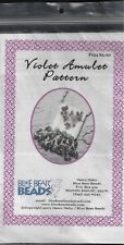 Blue Bear Beads-Violet Amulet Pattern OOP_