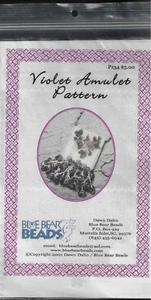 Blue Bear Beads-Violet Amulet Pattern OOP_ - Picture 1 of 2