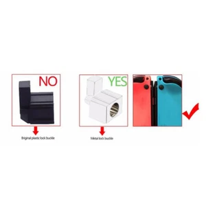 1pairMetal Lock Buckle for Nintend Switch NS NX Joy-Con Replacement Repair.t _yi - Picture 1 of 14