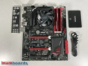 ASUS MAXIMUS VI HERO ROG MAINBOARD + i7-4770K + 16GB DDR3 + 512GB SSD + WIN 10 - Bild 1 von 18