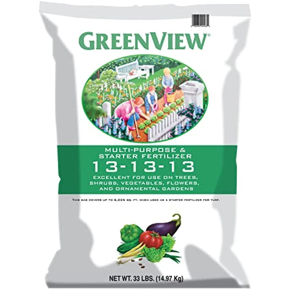 Fertilizante multiusos GreenView, bolsa de 33 lb - NPK 13-13-13 Foto 1 de 4