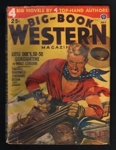 BIG-BOOK WESTERN MAGAZINE Vol. 21 #1, July 1947, GD CONDITION, 4 Complete Novels - Imagen 1 de 3