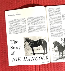 1957 QUARTER HORSE Journal, Magazine - JOE HANCOCK - STEEL BARS - BLACK DIAMOND - Bild 1 von 23