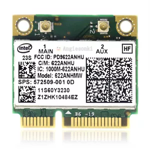Lenovo IBM T410 T510 X201i HP 6200AGN DUAL BAND 2.4/5Ghz WiFi WLAN CARD 60Y3231 - Picture 1 of 7