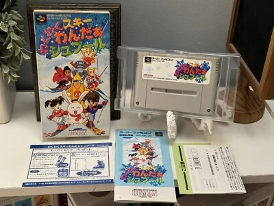 Waku Waku Ski Wonder Spur (Super Famicom) MODE 7 GEM SFC Nintendo US Seller! CIB - Image 1 of 4