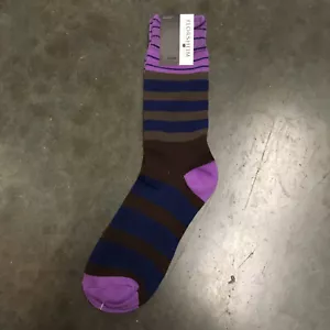 CALZE ABITO FLORSHEIM DA UOMO VIOLA A RIGHE TAGLIA 6-12,5 MULTICOLORE - Foto 1 di 3
